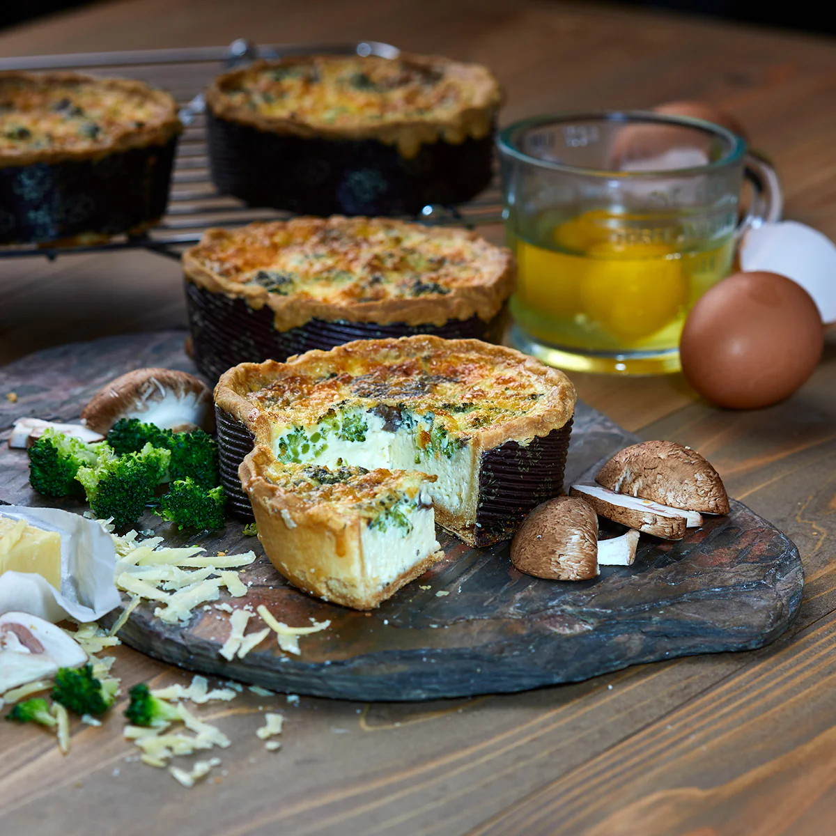 Broccoli Mushroom Quiche - Image 3