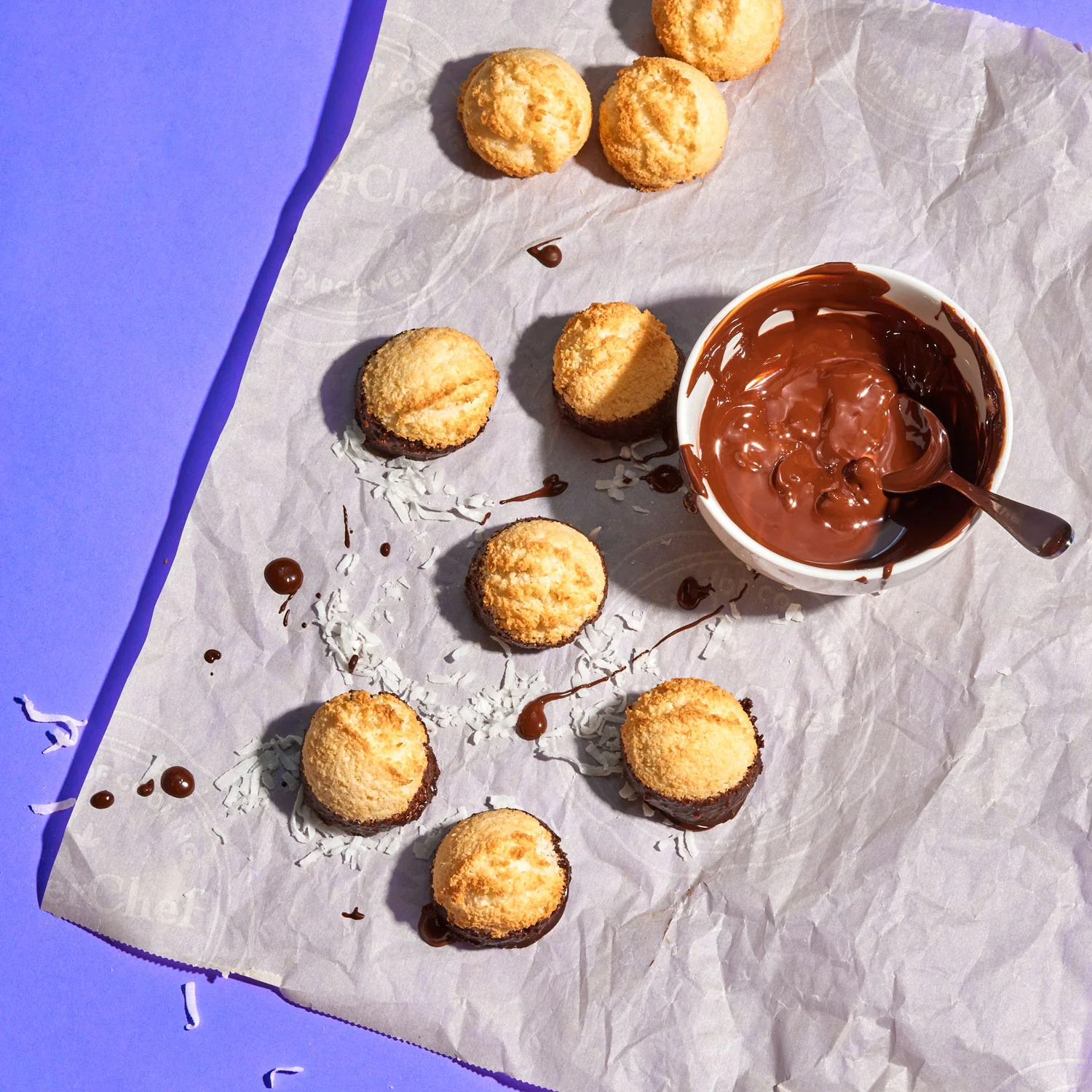 Chocolate Dipped Coconut Macaroons - Image 3