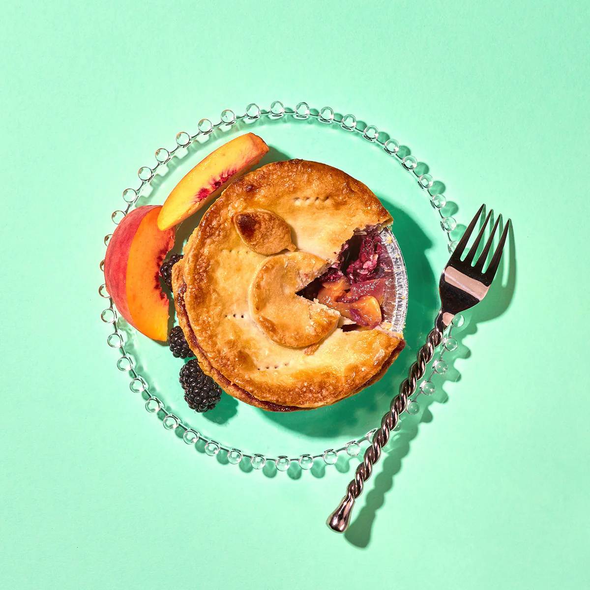 Mini Peach Blackberry Pie - Image 3